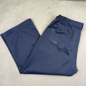 Big Mac Workwear Pants Mens 42x30 Blue  Straight Leg Relaxed Poly Cotton *40x27*
